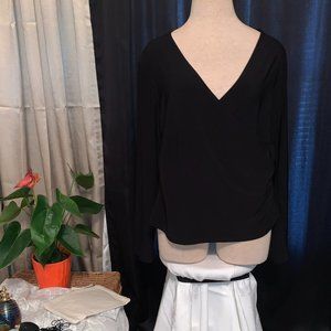 Black wrap top